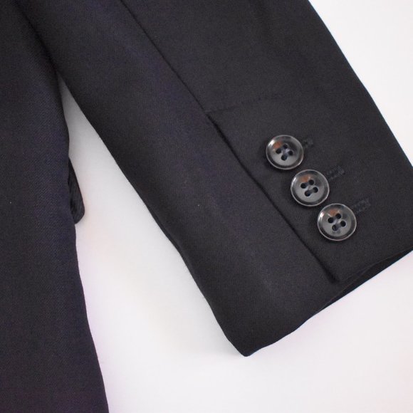 Zara Baby Boy Tailored Collection Extra Fine Wool Black Blazer 18-24 Months - Picture 4 of 7